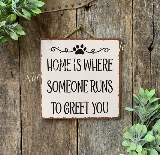 Home Is Where Someone runs To Greet You