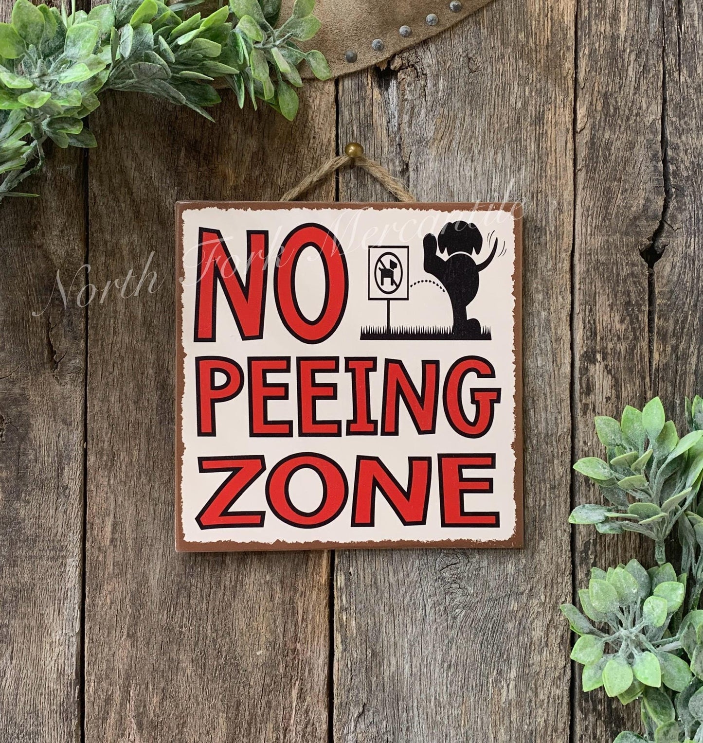 No Peeing Zone