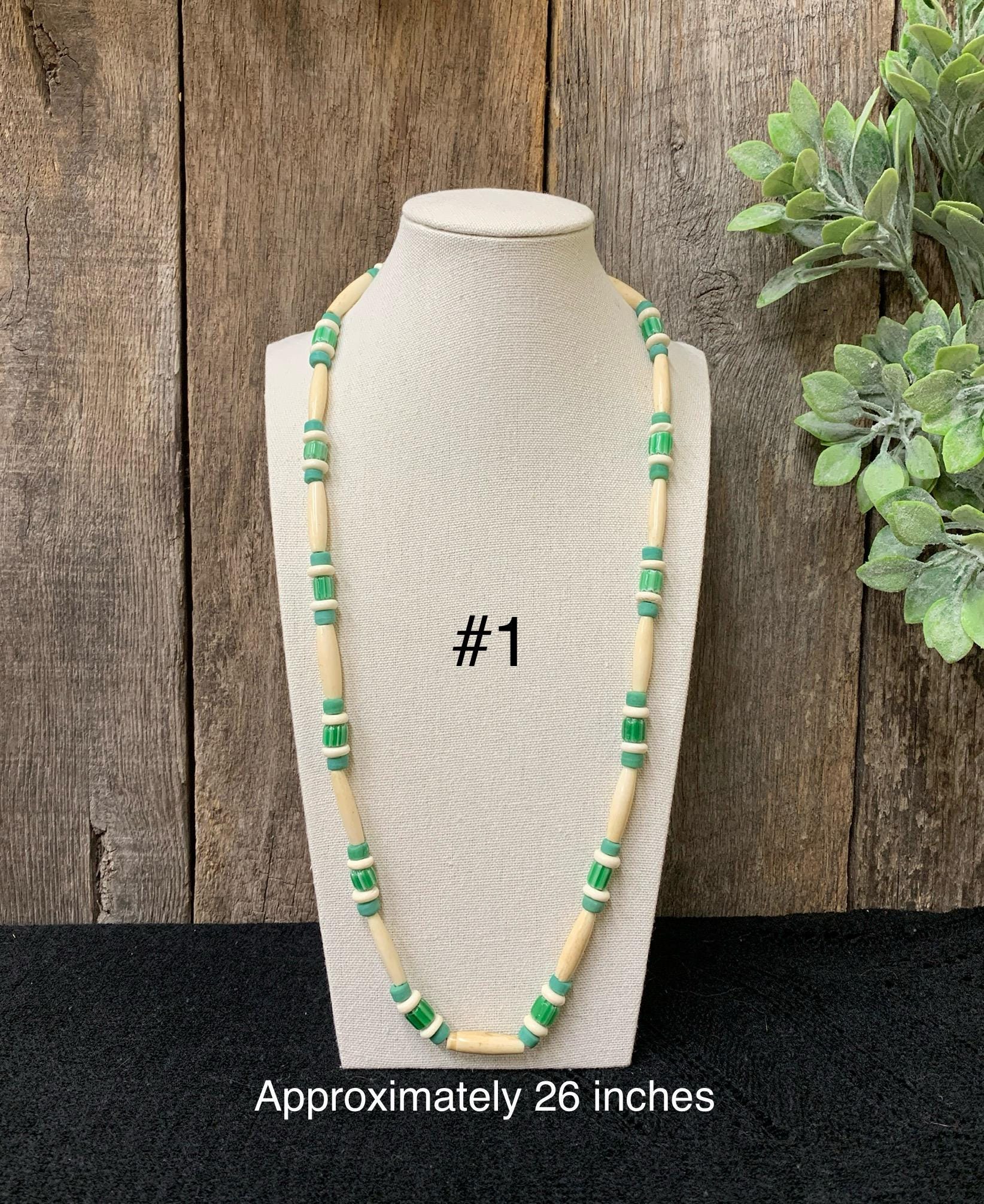 Chevron Bead Necklace