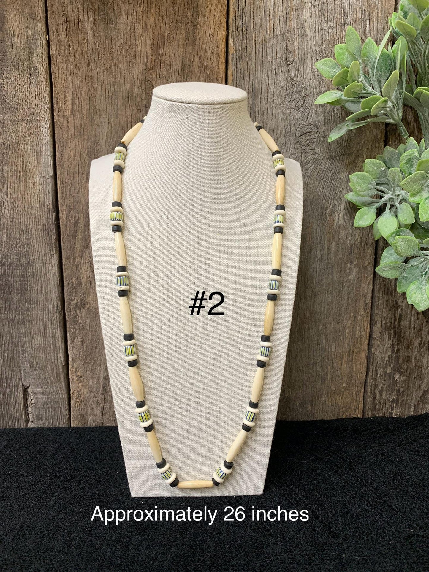 Chevron Bead Necklace