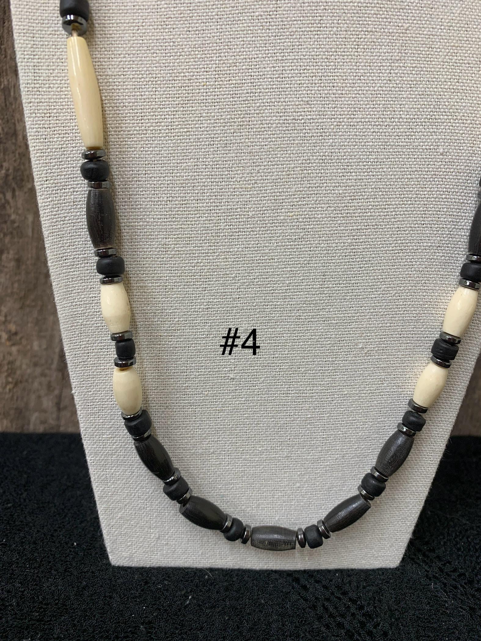 Chevron Bead Necklace