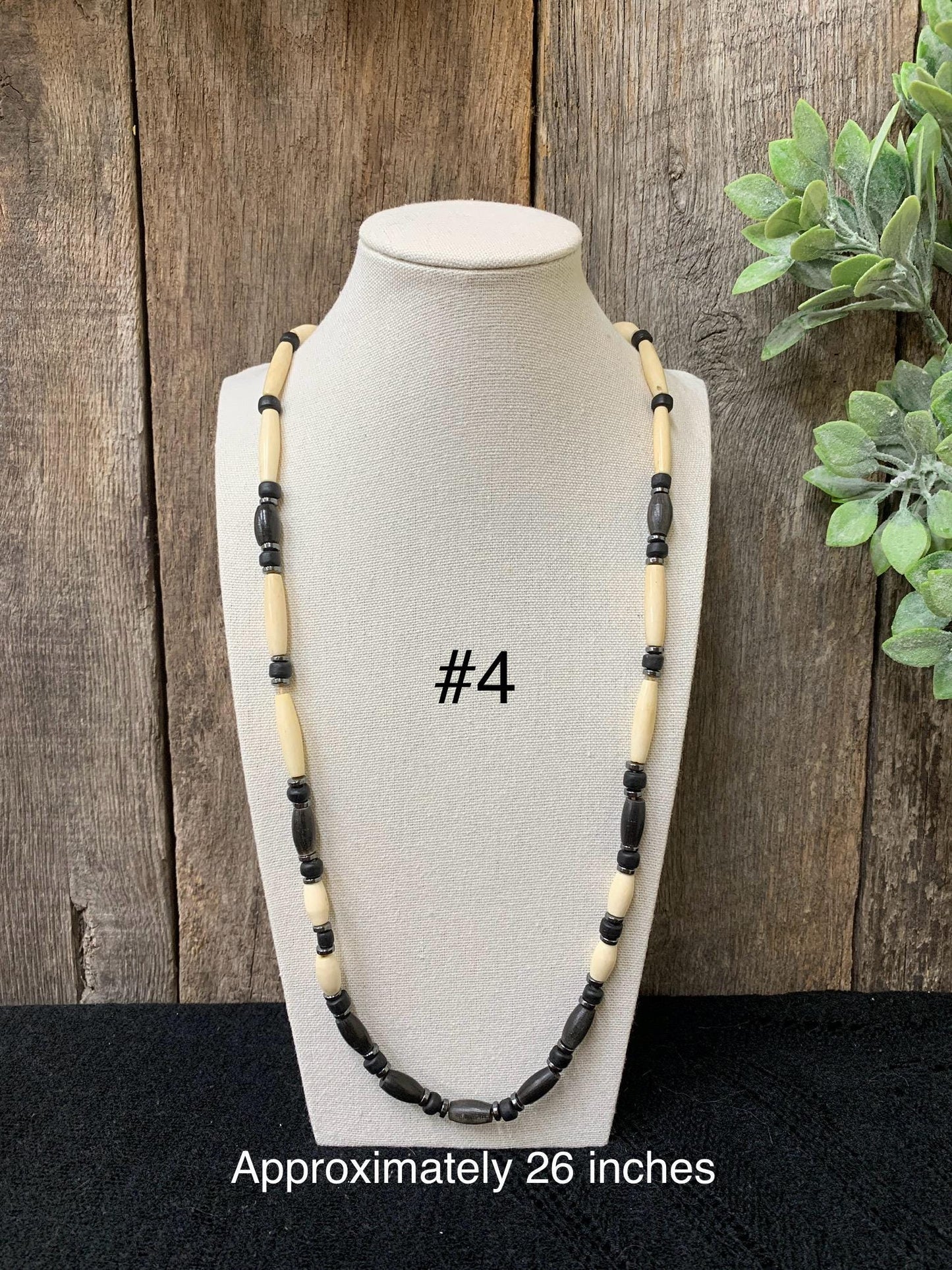 Chevron Bead Necklace