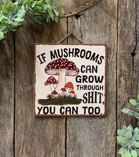 If Mushrooms Can Grow Through Shit You Can Too