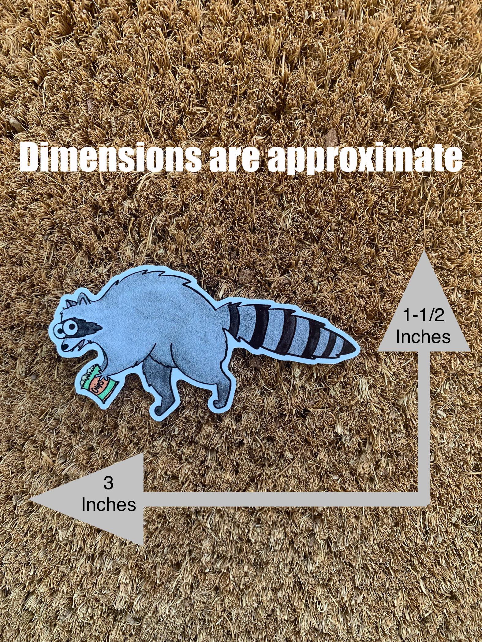 Raccoon Sticker