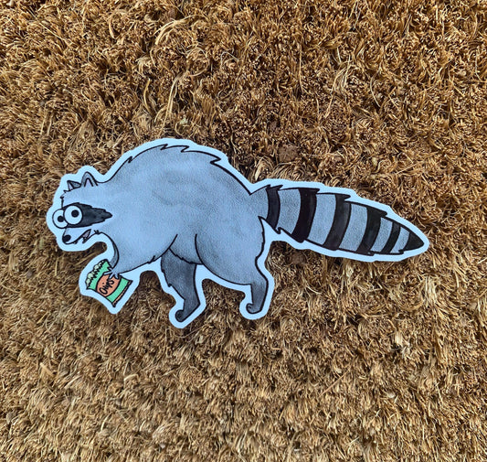 Raccoon Sticker