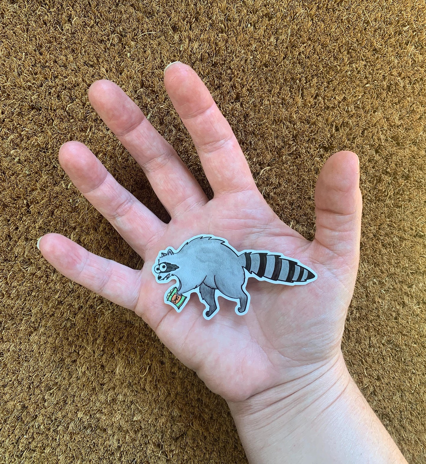 Raccoon Sticker