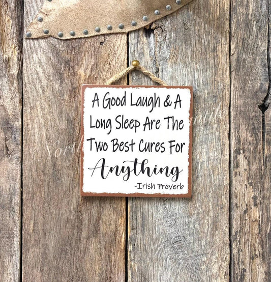 A Good Laugh & A Long Sleep
