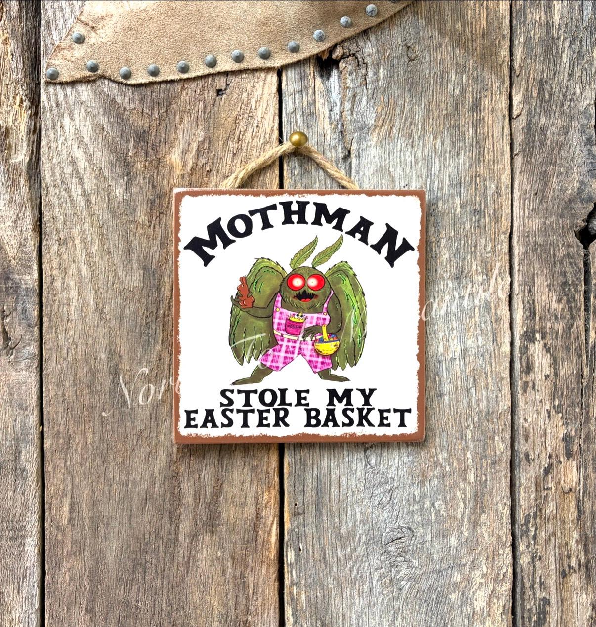Mothman Stole My Easter Basket
