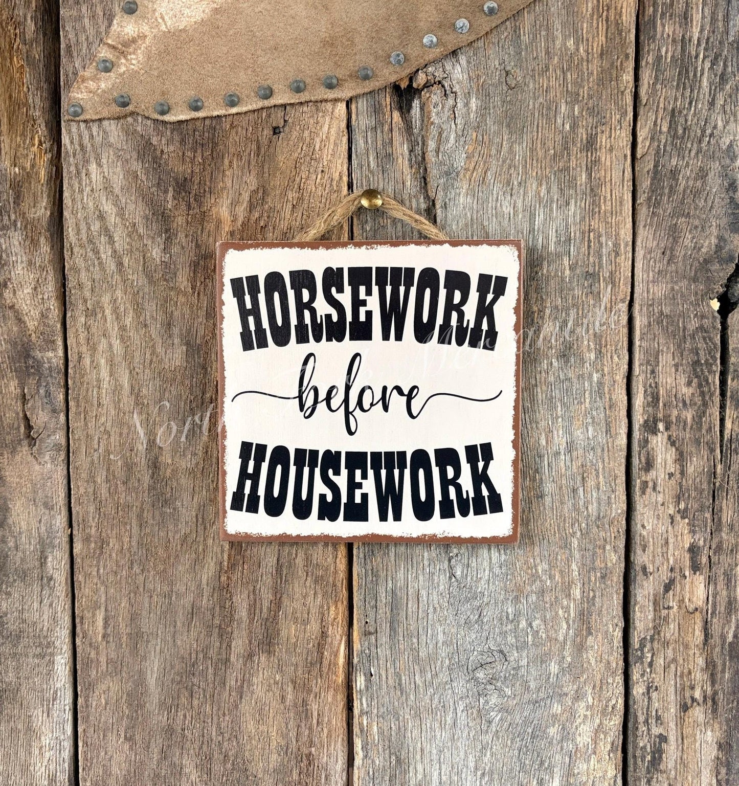 Horsework Before Housework