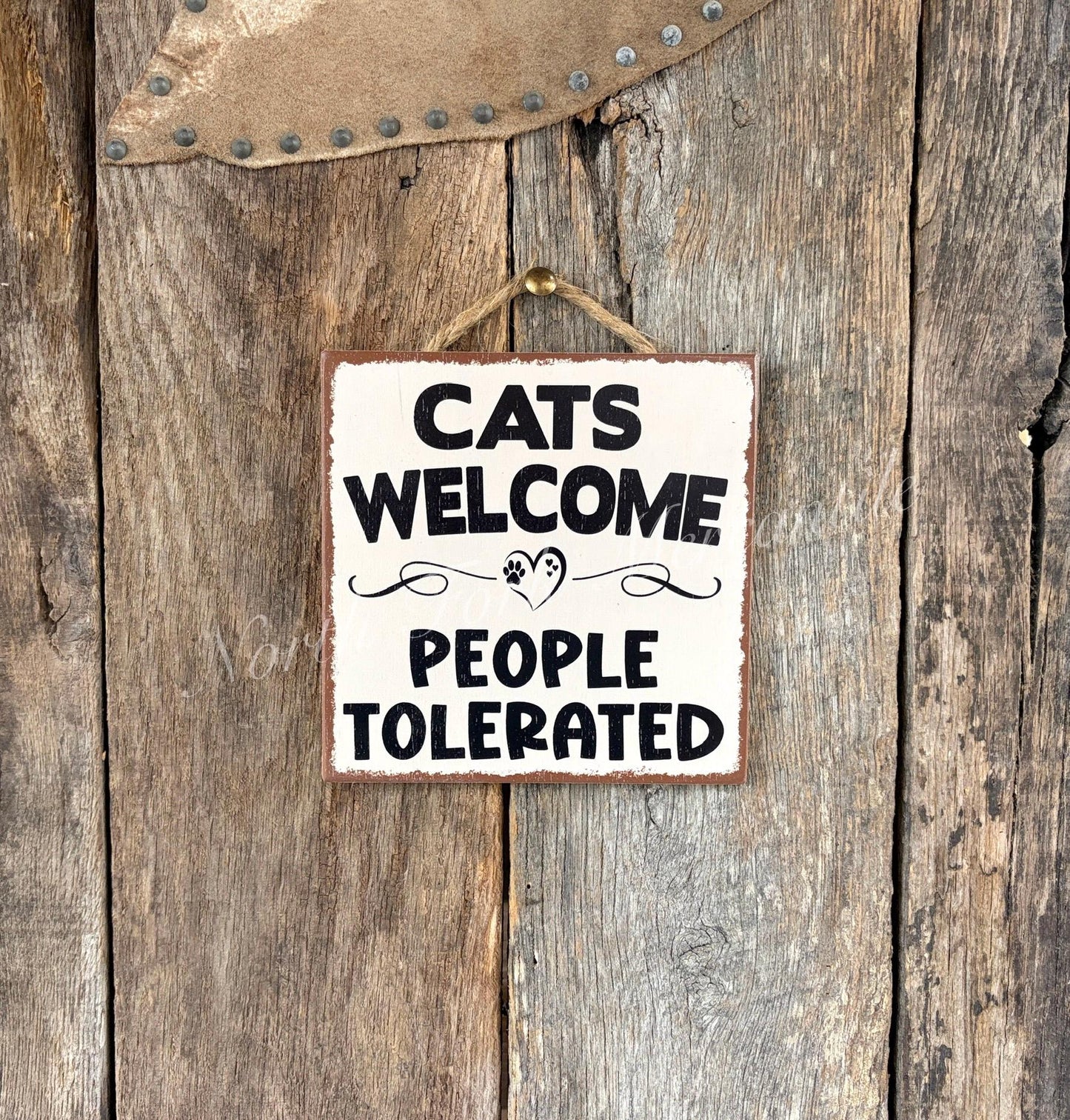 Cats Welcome People Tolerated
